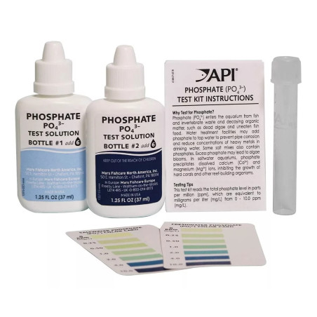 Test Medidor Fosfatos Api 150 Pruebas Agua Acuario Peces